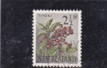 Stamps New Zealand -  FLORES