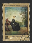Stamps Russia -  4004 - Pinturas del Hermitage. Leningrado