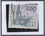 Stamps Slovakia -  Catillos e Iglesias: Bardejov