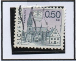 Sellos de Europa - Eslovaquia -  Catillos e Iglesias: Bardejov
