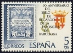 Sellos de Europa - Espa�a -  ESPAÑA 1979 2549 Sello 50 Aniversario Del Sello de Recargo de la Exposición de Barcelona. Primer de