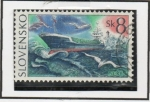 Stamps Slovakia -  Barcos: Carguero Ryn