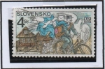 Stamps Slovakia -  Dia d' Sello
