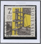 Stamps : Europe : Slovakia :  Mina Water