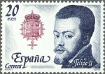 Stamps Spain -  ESPAÑA 1979 2553 Sello Nuevo Reyes de España. Casa de Austria Felipe II