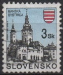 Sellos de Europa - Eslovaquia -  Castillos e Iglesias: Banska Bystrica