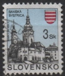 Sellos de Europa - Eslovaquia -  Castillos e Iglesias: Banska Bystrica