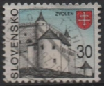 Stamps : Europe : Slovakia :  Castillos e Iglesias: Zvolen