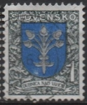 Stamps Slovakia -  Armas d' Dubnica