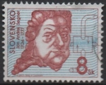 Stamps Slovakia -  Jan Andrej Segner