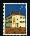 Stamps Liechtenstein -  serie- Edificios característicos