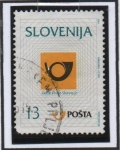 Stamps Slovenia -  Emblema Postal