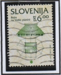 Sellos de Europa - Eslovenia -  Primeros Edificios