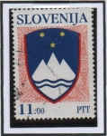 Sellos de Europa - Eslovenia -  Escudo d' Armas