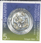 Stamps : Europe : Bulgaria :  Objetos del tesoro de los tracios