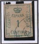 Stamps Spain -  Corona y Cifras