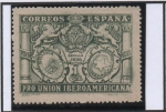 Stamps Spain -  Pro Unión Iberoamericana: Escudos d' España, Bolivia y Paraguay