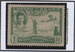Stamps Spain -  Pro Unión Iberoamericana: Lindbergh