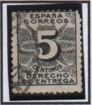 Stamps Spain -  Cifras