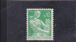 Stamps France -  recolectando maiz