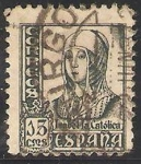 Stamps Spain -  820 - isabel la catolica