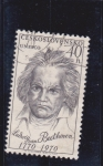 Sellos de Europa - Checoslovaquia -  Ludvig Van Beethoven