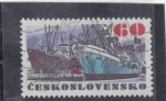 Sellos de Europa - Checoslovaquia -  cargueros