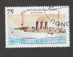 Stamps : Africa : Benin :  Nave Ciudad de Catania