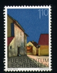Stamps Liechtenstein -  serie_ Edificios característicos