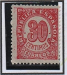 Stamps Spain -  Cifras