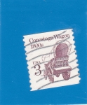 Stamps United States -  carreta