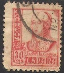 Stamps Spain -  isabel la catolica