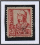 Stamps Spain -  Isabel