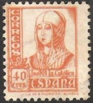Stamps Spain -  824 - Isabel la católica