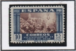 Stamps Spain -  Ruinas d' Belchite