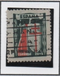 Stamps Spain -  Cruz d' Lorena