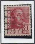 Stamps Spain -  General Franco