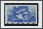 Stamps Spain -  LXXV Aniversario d' l' Unión Postal Universal