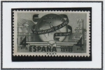 Stamps Spain -  LXXV Aniversario d' l' Unión Postal Universal