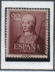 Stamps Spain -  Isabel l' Católica