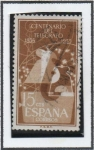 Stamps Spain -  I Centenario d' Telégrafo