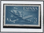 Stamps Spain -  Super Constelación y Nao Santa María