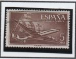 Sellos de Europa - Espaa -  Super Constelación y Nao Santa María