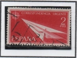 Stamps Spain -  Alegorías: Flecha d, Papel