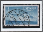 Stamps Spain -  Buque ciudad d' Toledo