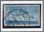Sellos de Europa - Espaa -  Buque ciudad d' Toledo
