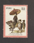 Stamps Peru -  El alcalde de primer voto
