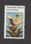 Sellos de America - Estados Unidos -  Arrecifes de coral, Florida