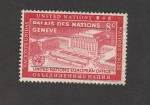 Stamps ONU -  Palacio de las Naciones Unidas en Ginebra