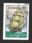 Sellos de Africa - Tanzania -  1213 - Barco